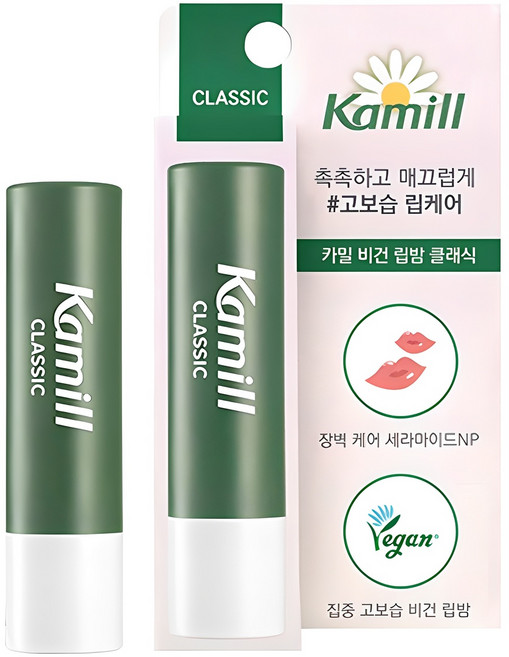 카밀 비건 립밤 클래식, 그린 플로럴향, 4.2g, 1개