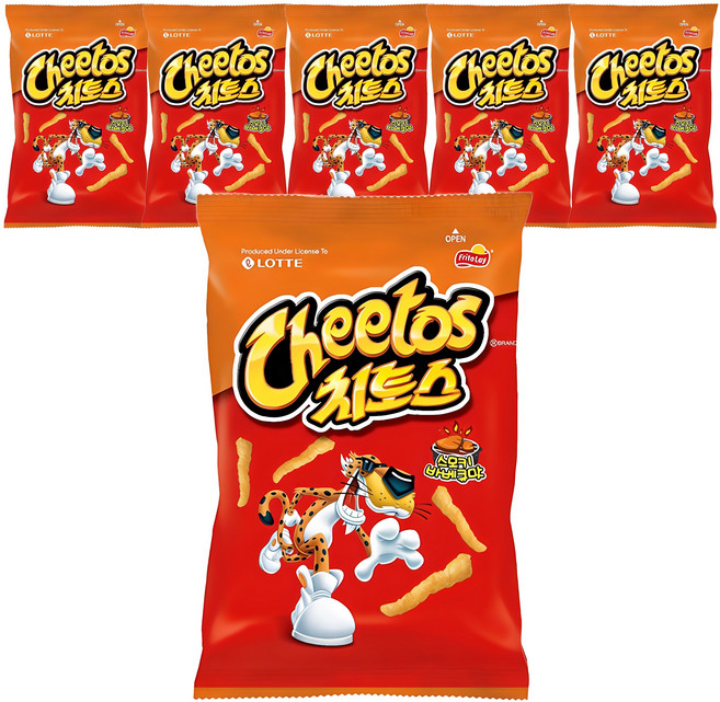 치토스 스모키바베큐맛, 82g, 6개