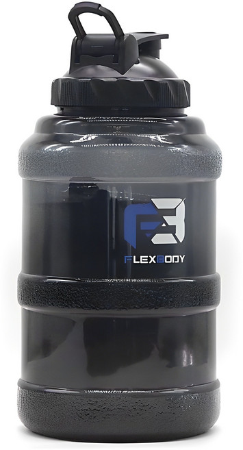 플렉스바디 이지클린 물통, 블랙, 2.5L, 1개