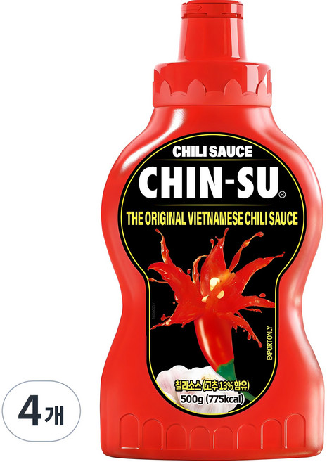 친수 칠리소스, 500g, 4개