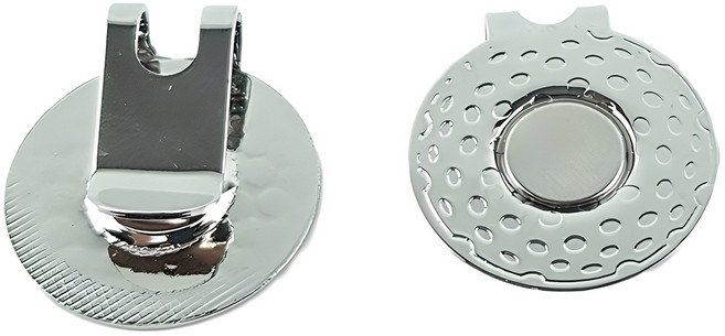 72스윙스 강력 자석 햇클립 골프 볼마커 2p, 1세트