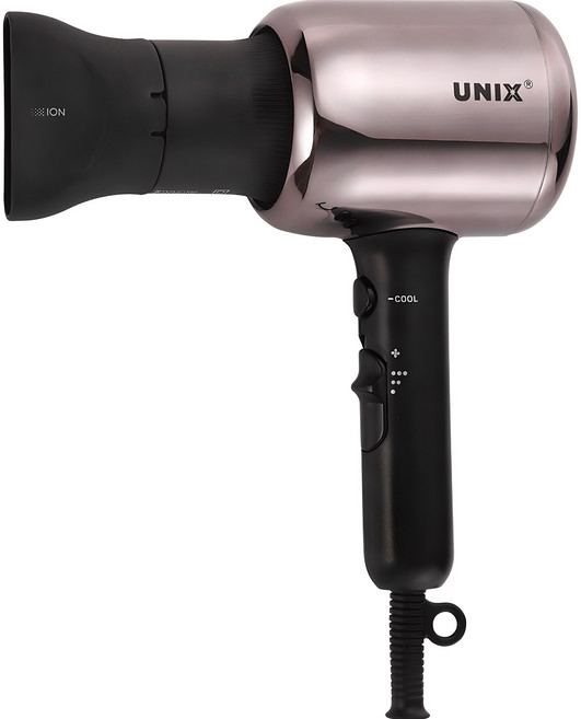 유닉스 메탈릭 파워맥스 헤어 드라이기 2100W, UN-B1643NA, 메탈실버