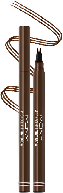 맥퀸뉴욕 마이 결핏 브로우 틴트 0.8g, 딥브라운, 1개