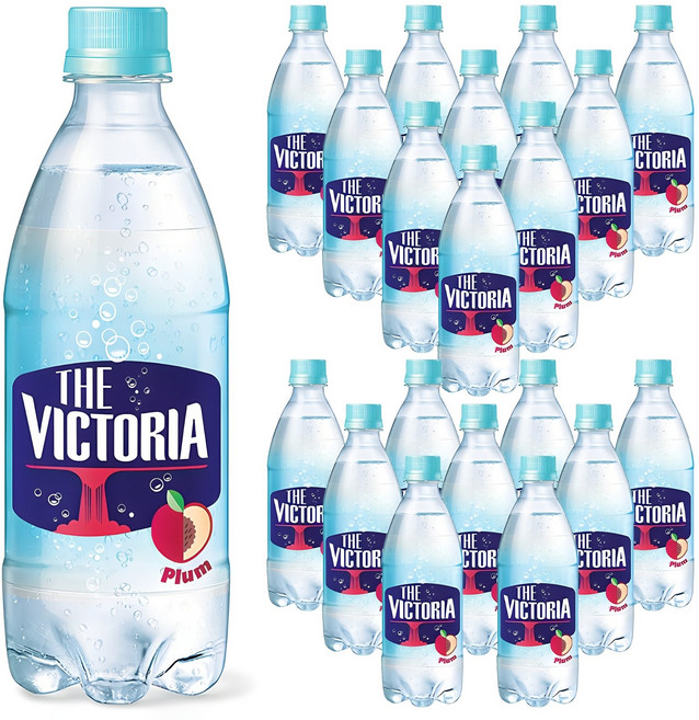 웅진빅토리아 더빅토리아 자두 탄산음료, 500ml, 20개