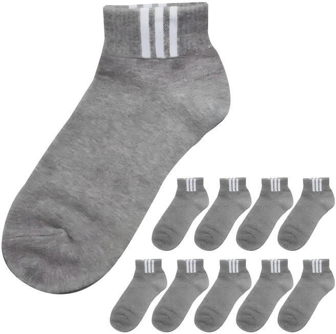 이지레그 남성용 챔프 단목 양말 10켤레