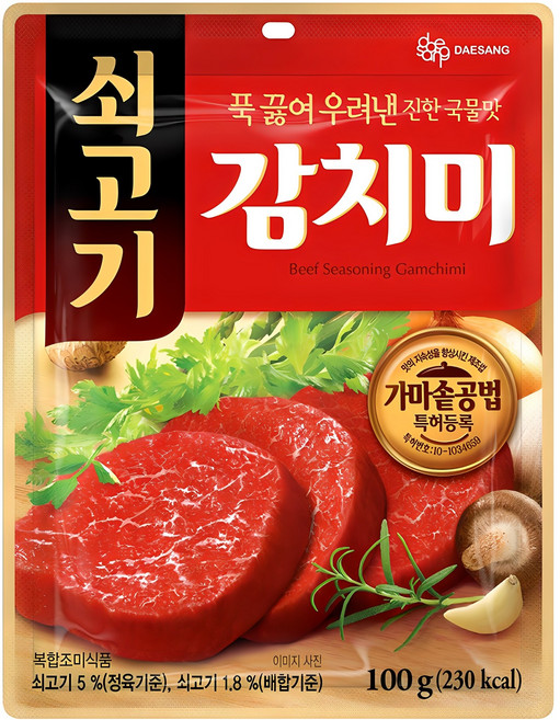 대상 쇠고기 감치미, 100g, 1개