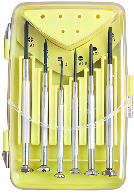 Tree 정밀 드라이버 6종 세트, 1세트