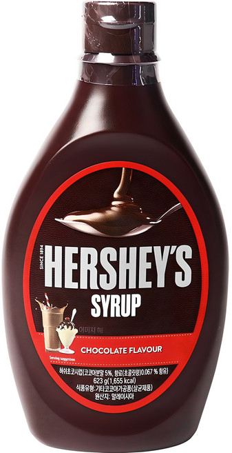 허쉬 초코 시럽, 623g, 1개