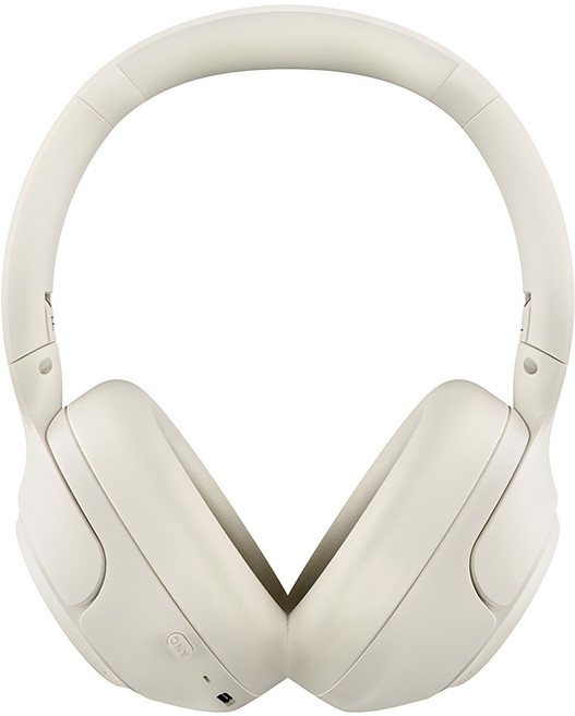 QCY 액티브 노이즈캔슬링 블루투스 헤드셋, 화이트, QCY-H3 ANC APP HEADSET