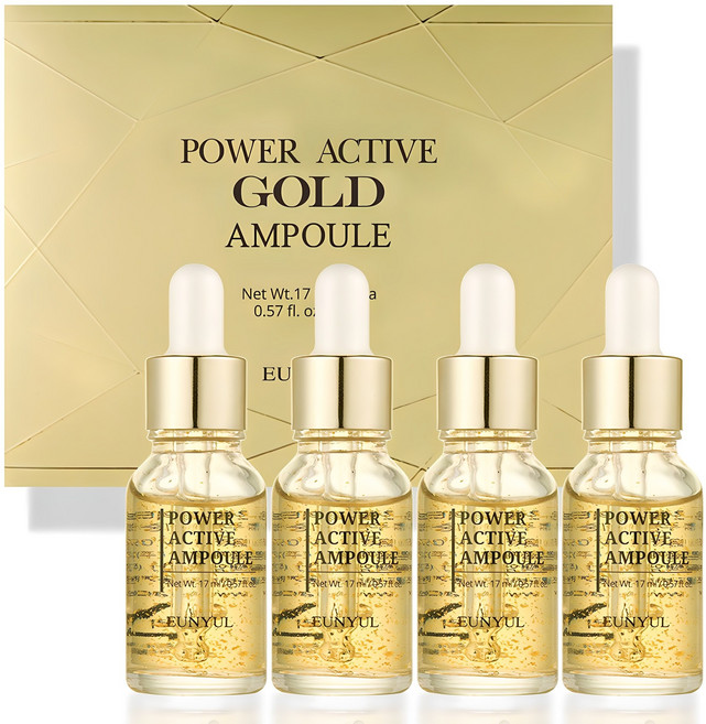 eunyul Power Active黃金安瓶 4瓶入, 68ml, 1組