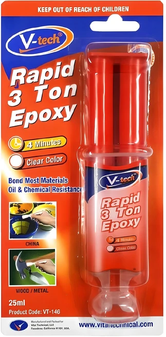 Vtech 주사기 에폭시 접착제 25ml, 1개 - 쿠팡