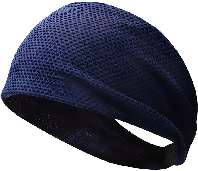 인콘트로 와이드 더블 스포츠 헤드밴드, 곤색, 1개