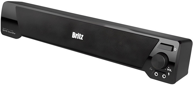브리츠 USB 사운드바, BA-R9, 블랙
