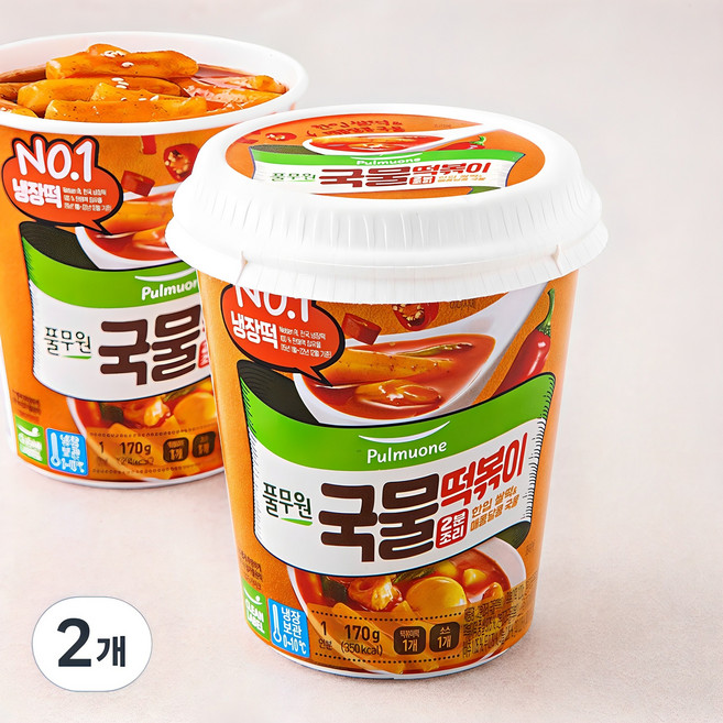풀무원 2분조리 국물떡볶이, 170g, 2개