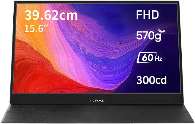 빅트랙 FHD IPS 휴대용 모니터, 39.62cm, 156PM01