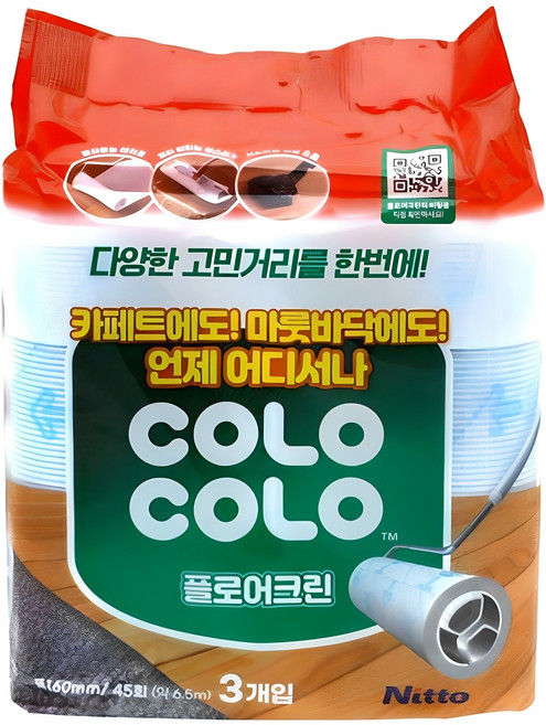 고로고로 마루용 테이프 크리너 리필 3개입, 1개