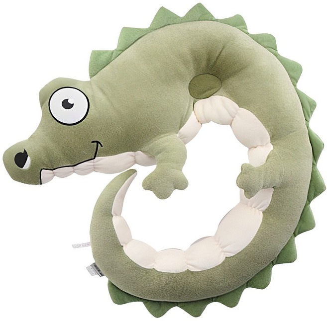 아꼬모베베 애착 필로우 짱구베개, 악어, 1개
