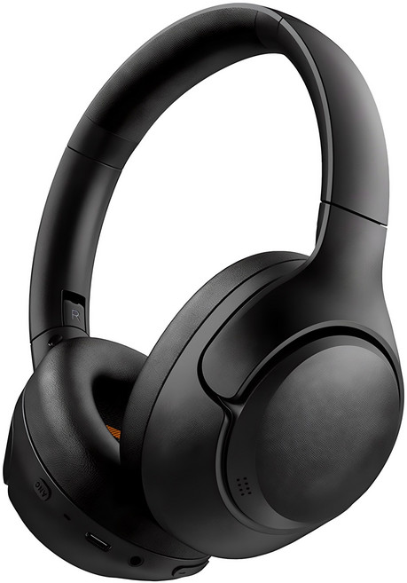 QCY 액티브 노이즈캔슬링 블루투스 헤드셋, 블랙, QCY-H3 ANC APP HEADSET