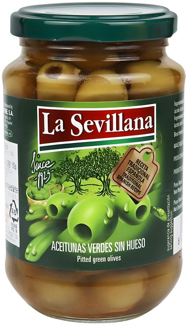 라세빌라나 그린 올리브, 370g, 1개