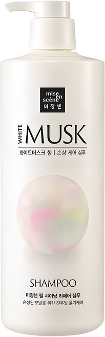 미쟝센 펄 샤이닝 리페어 샴푸 화이트머스크향, 1L, 1개