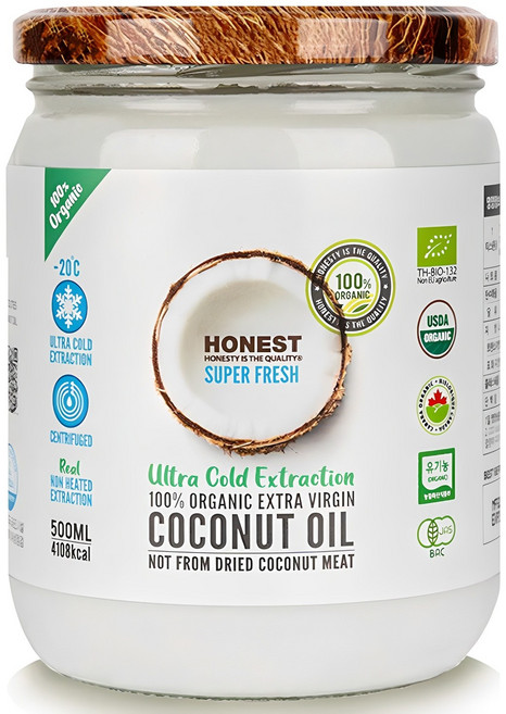 어니스트 유기농 엑스트라버진 코코넛오일, 500ml, 1개