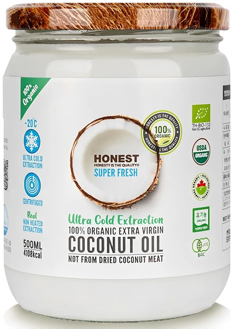 어니스트 유기농 엑스트라버진 코코넛오일, 500ml, 1개 - 쿠팡