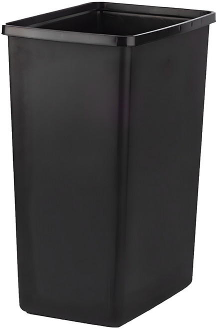 바이굿즈 분리수거 쓰레기통 75L, 검정색