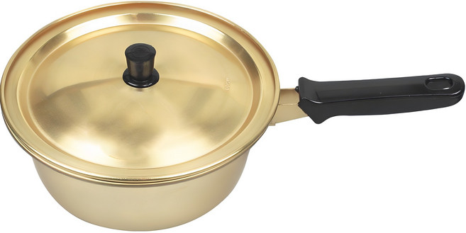 렛츠홈 국내산 황냄비 편수, 18cm, 1개