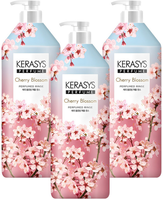 케라시스 퍼퓸 린스 체리블라썸, 3개, 1L