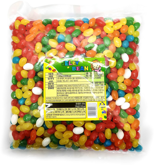 젤리빈스, 1kg, 1개