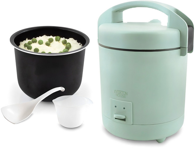 에버튼하우스 미니 전기밥솥 3인용, EHLM-MR672B, 올리브
