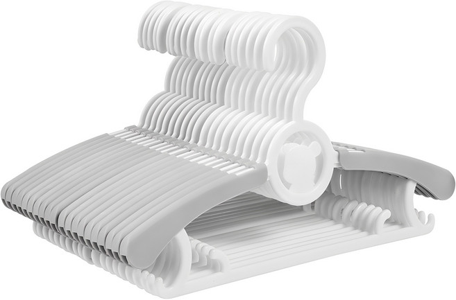 코멧 길이조절 유아 옷걸이, 20개