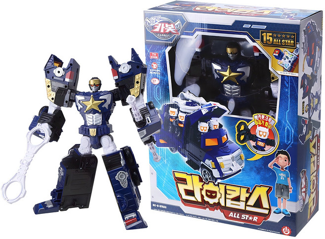 헬로카봇 라이캅스 올스타 로봇장난감, 혼합색상, 1개