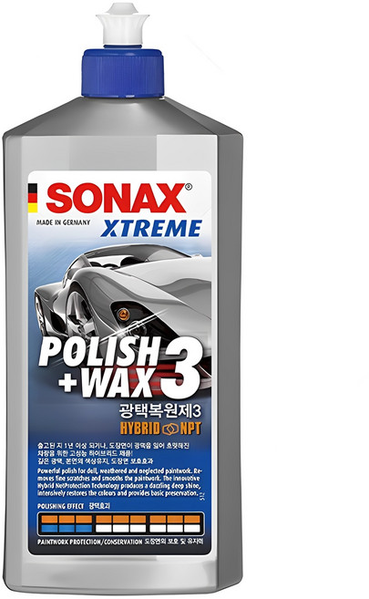 소낙스 익스트림 광택복원제3 코팅왁스, 500ml, 1개
