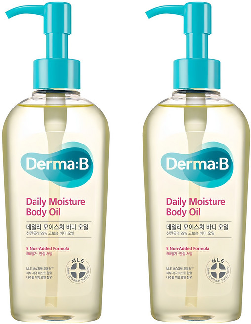더마비 데일리 모이스처 바디오일 프레쉬 피치향, 200ml, 2개