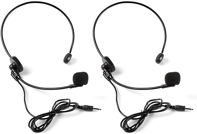 지오비즈 유선 고성능 헤드마이크 2p