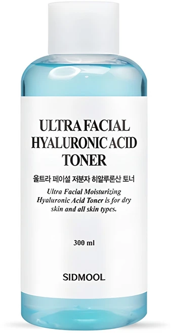 시드물 울트라 페이셜 모이스처라이징 저분자 히알루론산 토너, 300ml, 1개 - 쿠팡