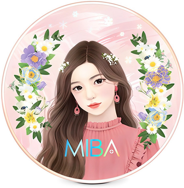 미바 왕쿠션 파운데이션 시즌2 25g, 21호화사한 피부, 1개