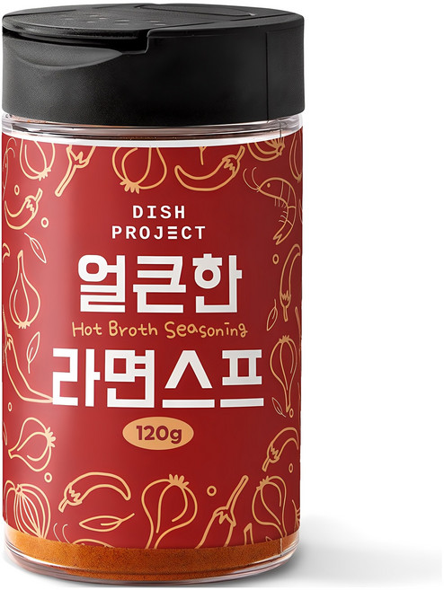 디쉬프로젝트 얼큰한 라면스프, 120g, 1개