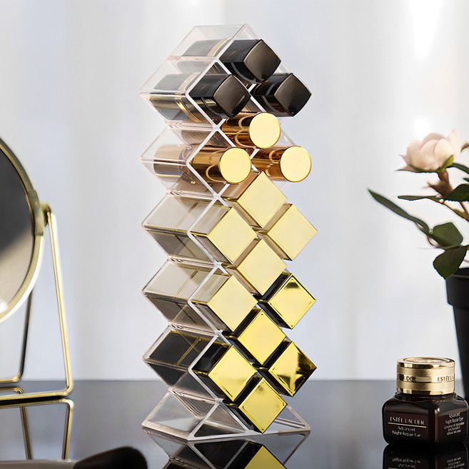 코멧 립스틱 정리함 16구, 투명색, 1개