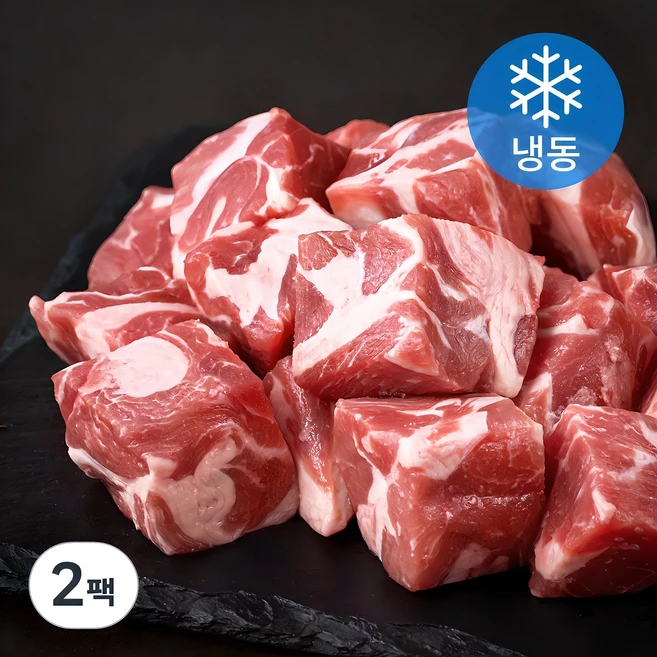 초램클래식 양어깨살 큐브 (냉동), 500g, 2팩 - 쿠팡