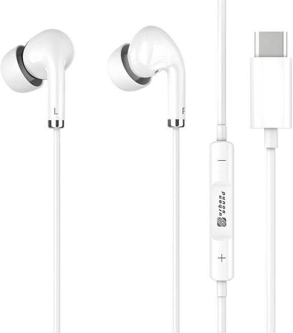 어반사운드 인이어 C타입 유선 이어폰 US-EPC1 WHITE