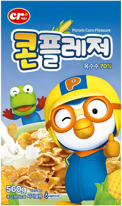 씨알로 뽀로로 콘플레져 시리얼, 560g, 1개
