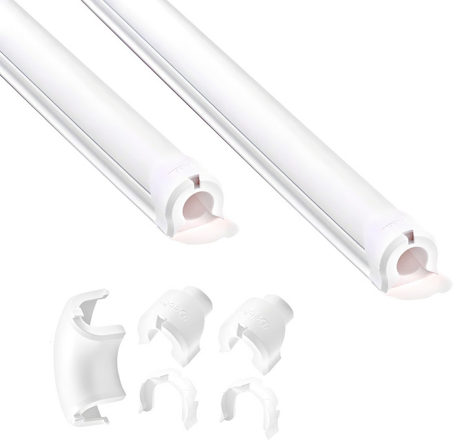 디클루 케이블데코 플러스 전선몰딩 세트 라지사이즈 2m, 흰색 + 흰색캡, 1개