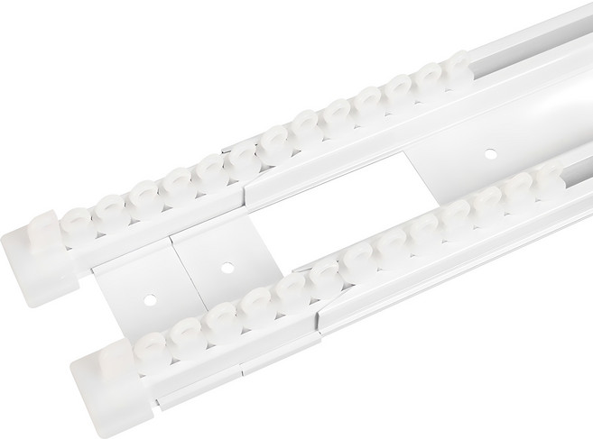 창안애 2중 커튼레일, 화이트