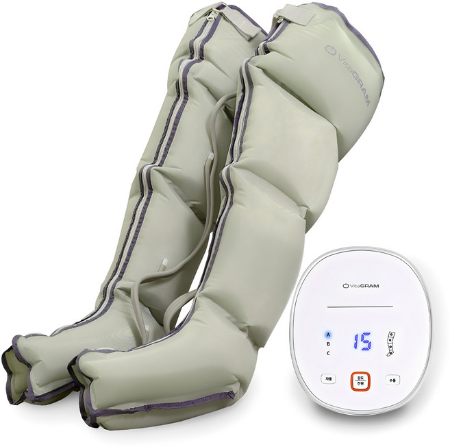 비타그램 에어그라운드 플러스 4방 마사지기, VG-AM04, 그레이