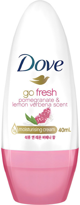 도브 석류 앤 레몬 버베나 향 롤온 데오드란트, 40ml, 1개