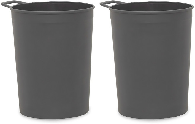 라이피스트 에그빈 휴지통 2개, 다크그레이