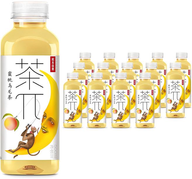 차파이 복숭아 우롱차, 500ml, 15개