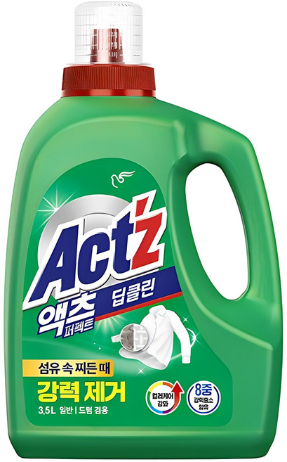 액츠 퍼펙트 딥클린 액상세제 본품, 3.5L, 1개